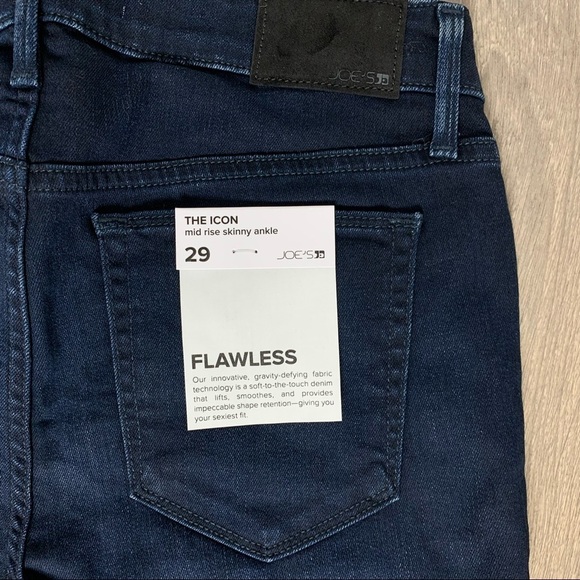 Joe's Jeans Women's Jeans Skinny Leg Rydell Flawless Icon Distressed dark wash - Picture 13 of 16